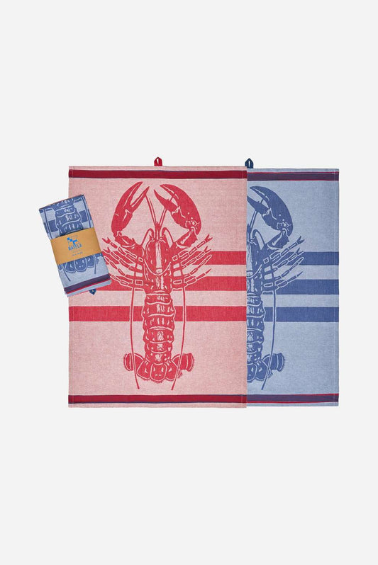 Set de 2 paños de cocina langosta