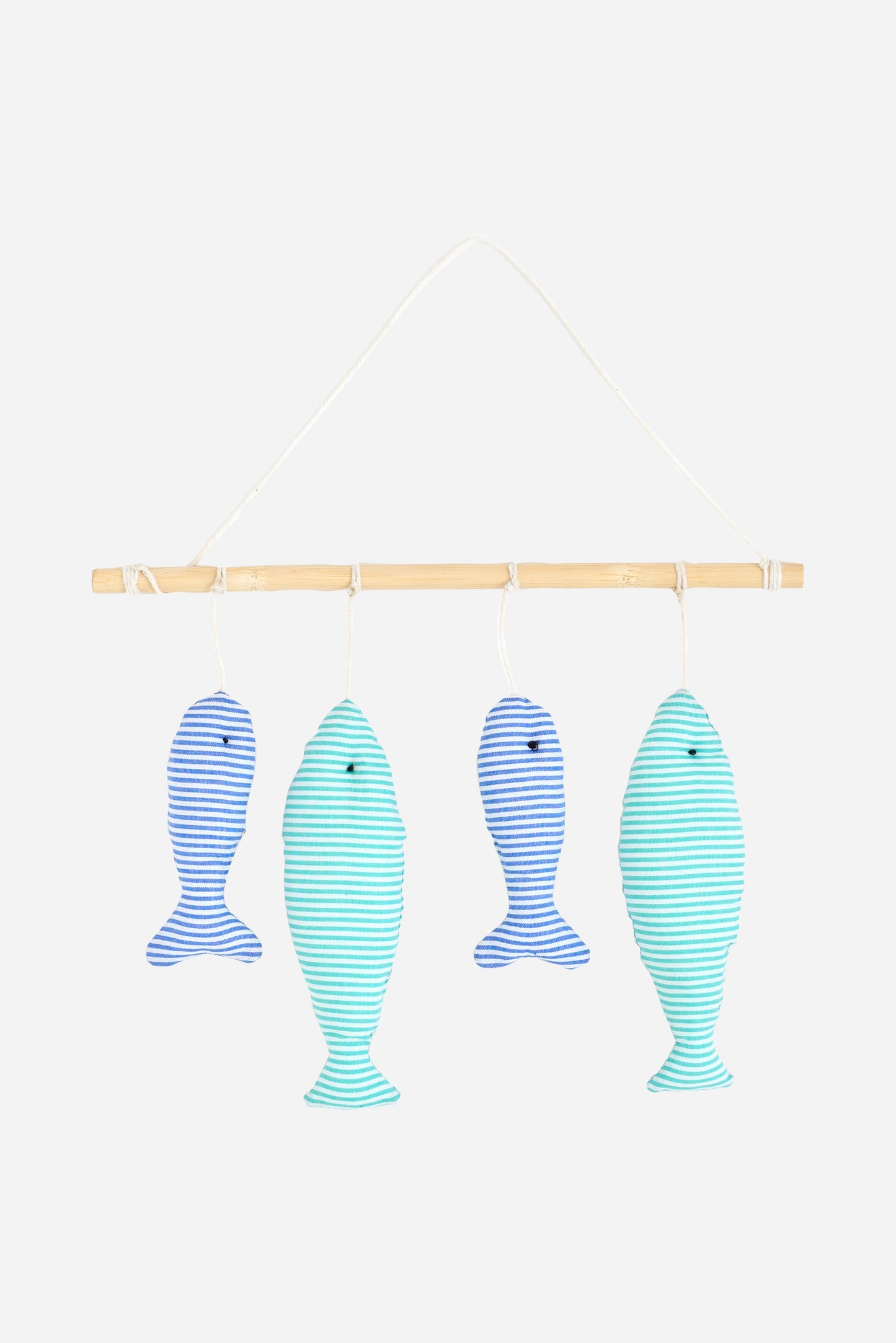 Móvil de peces de algodón