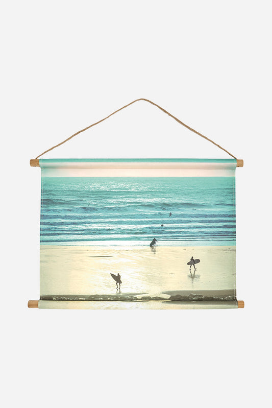 Decorative print nautical Surf at sunset