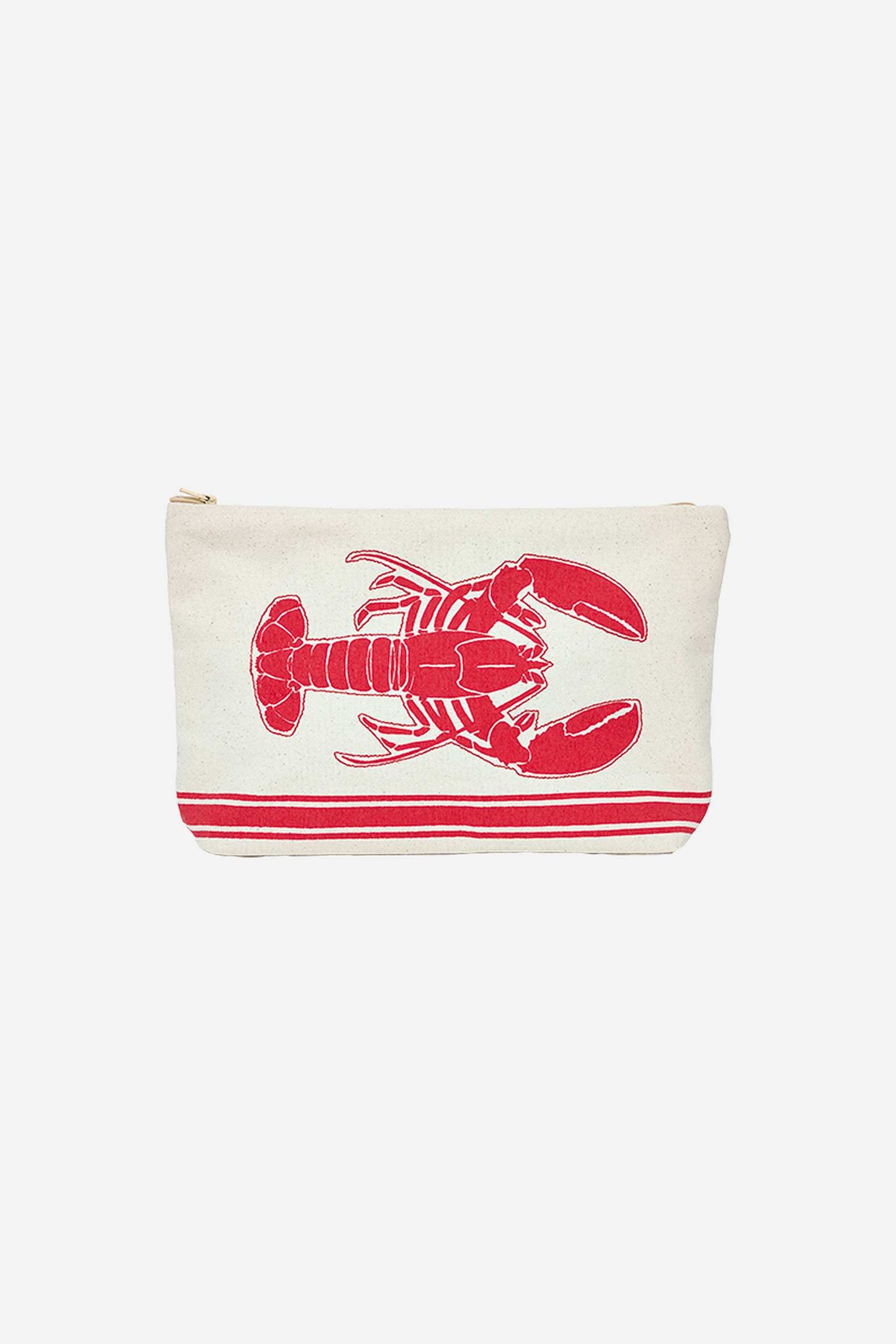 Trousse de toilette en coton avec homard