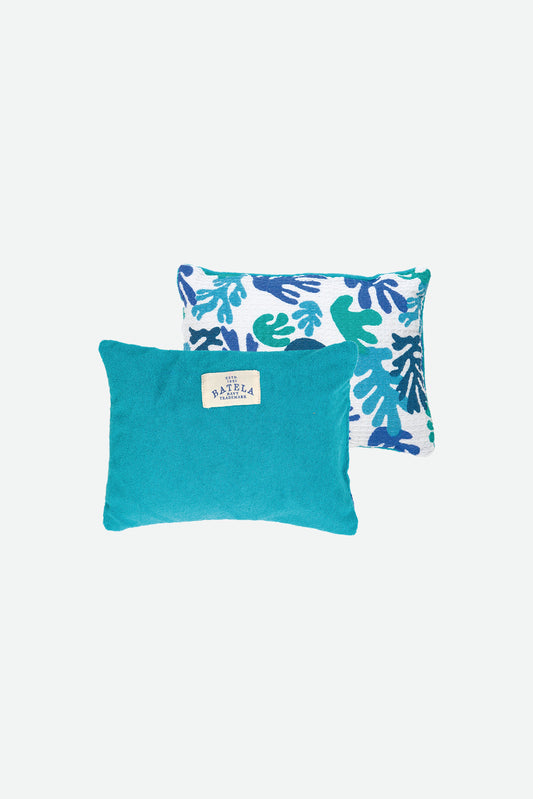 Coral cotton cushion