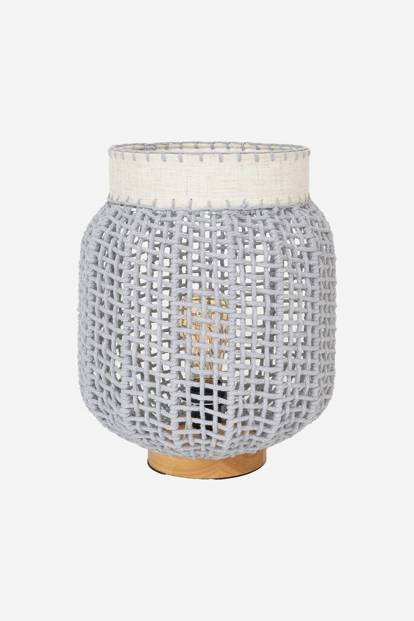 Kotoizko sare-formako mahai gaineko lanpara