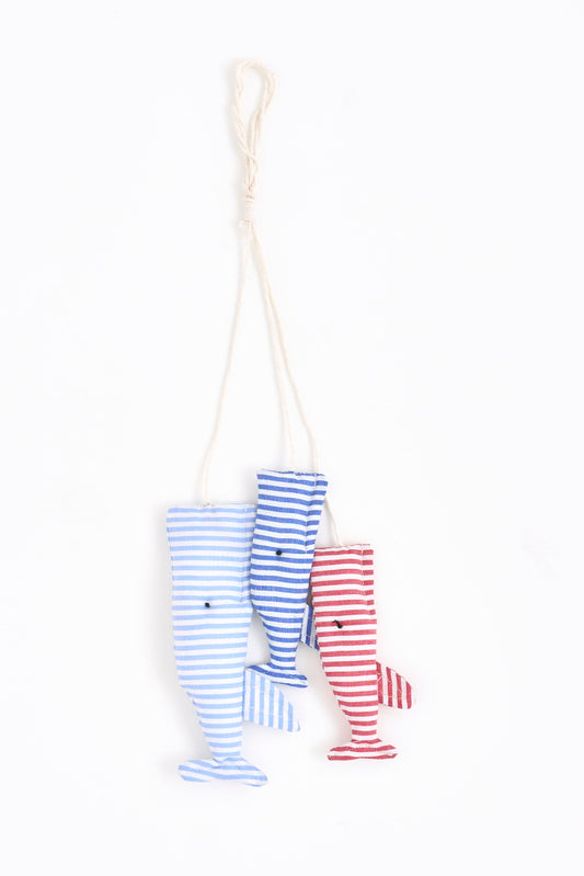 String of cotton whales