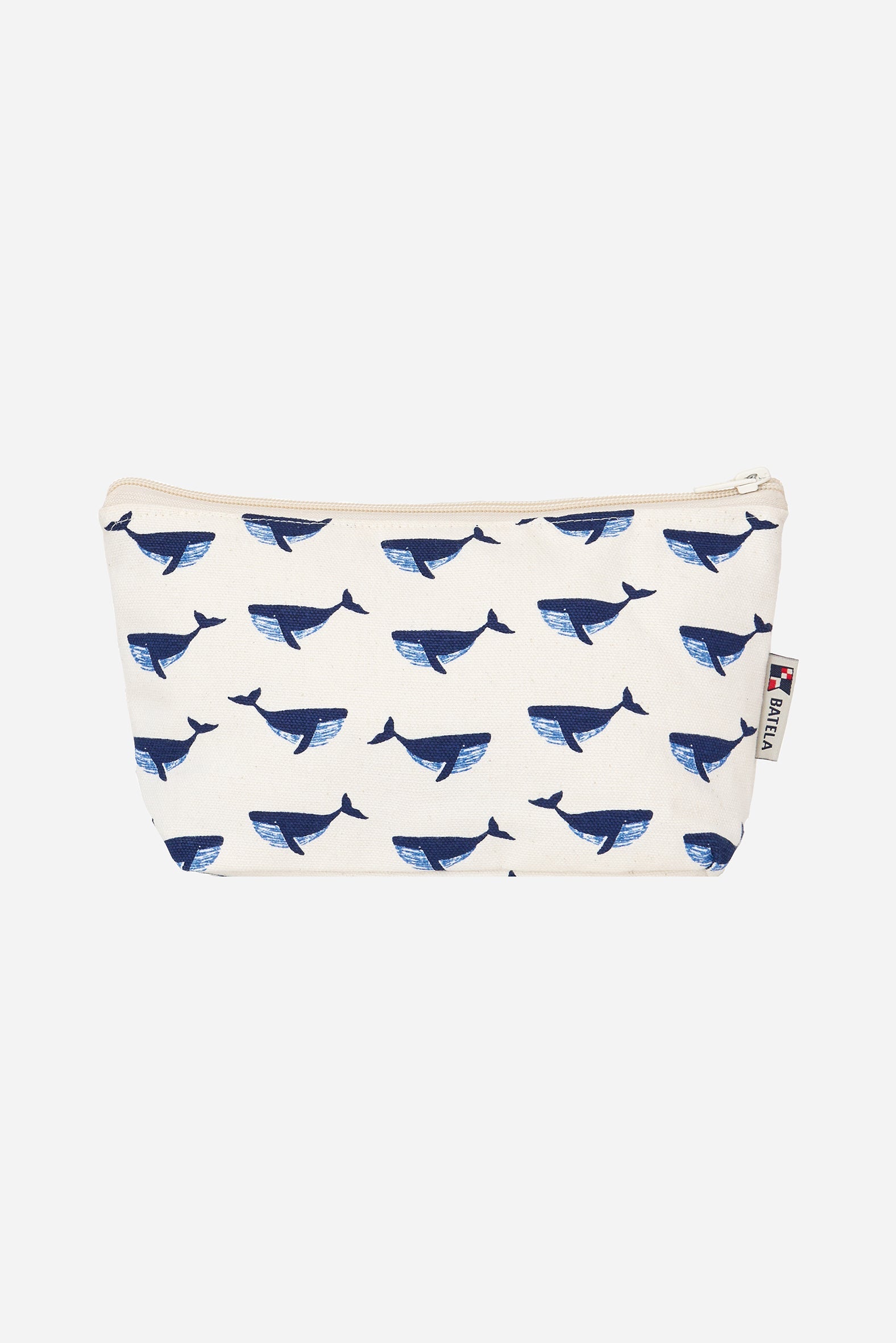 Trousse de toilette en coton avec baleines