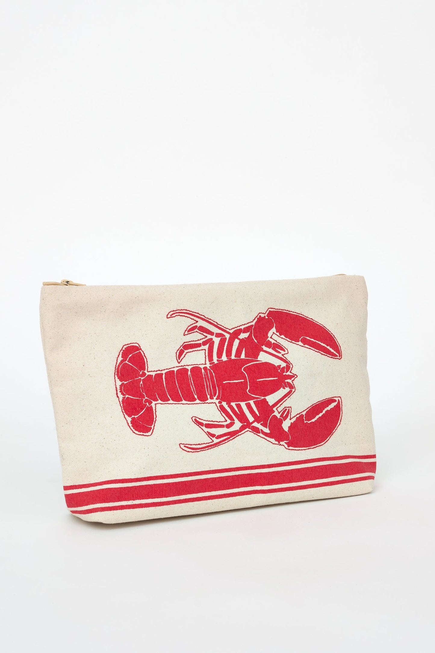 Trousse de toilette en coton avec homard
