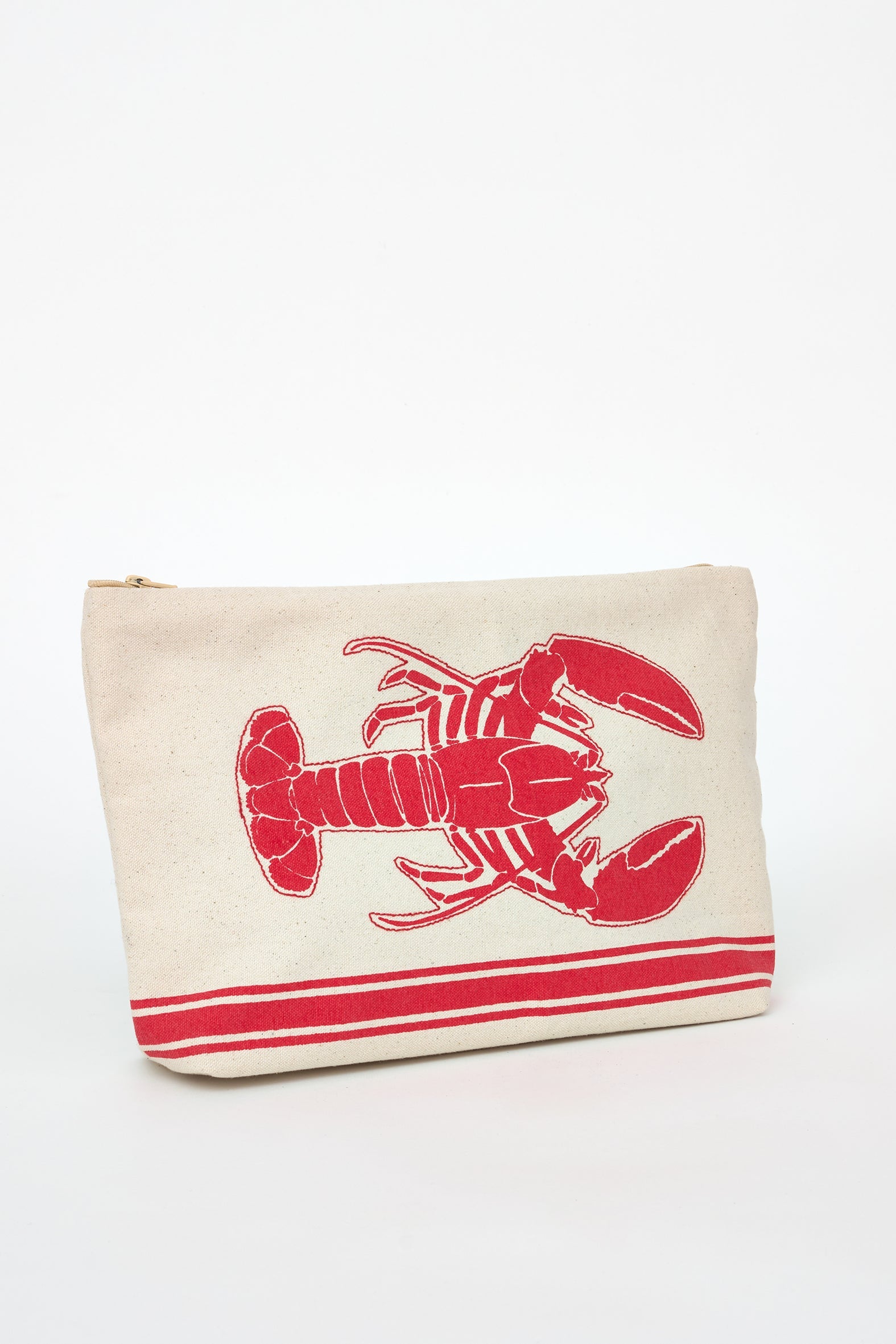 Trousse de toilette en coton avec homard