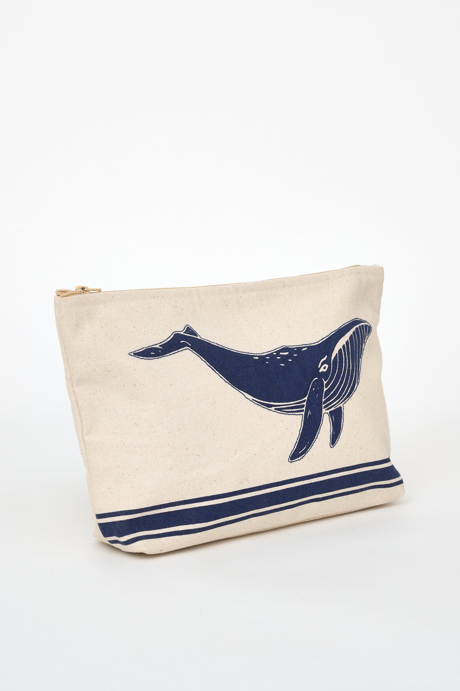 Trousse de toilette en coton avec baleine