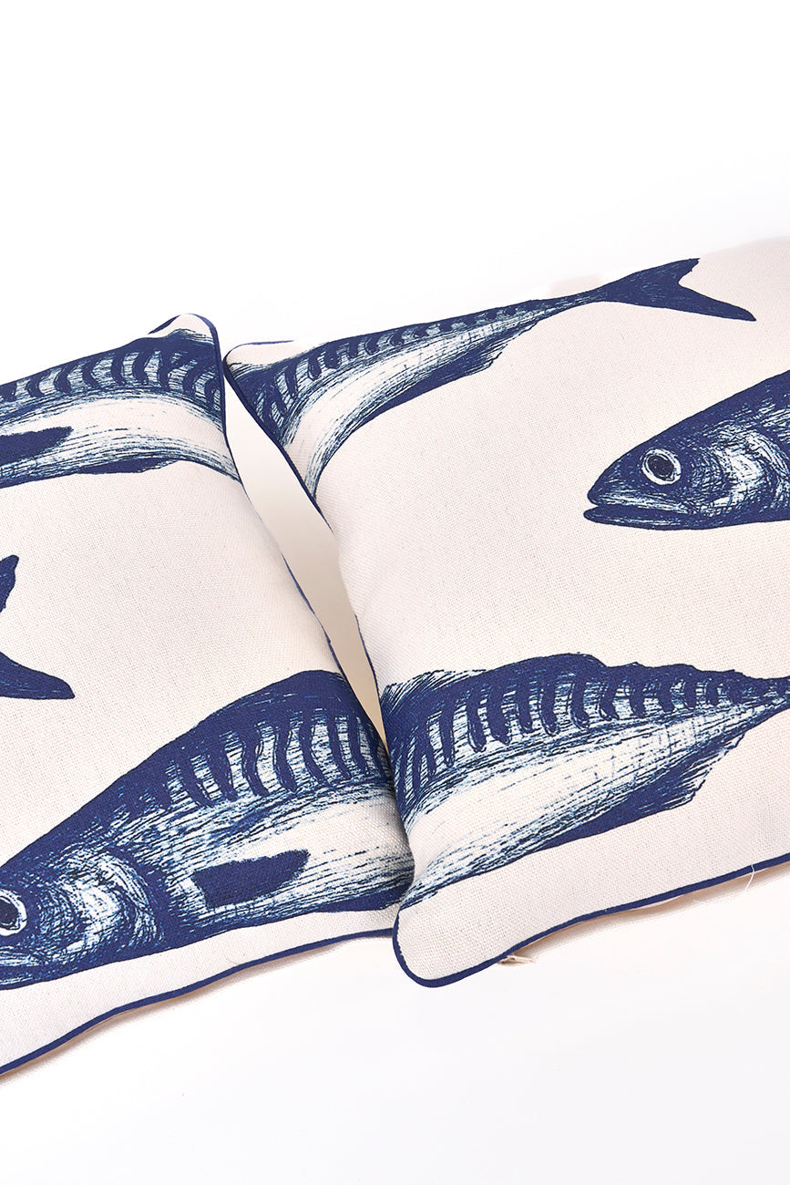 Set de 2 cojines peces