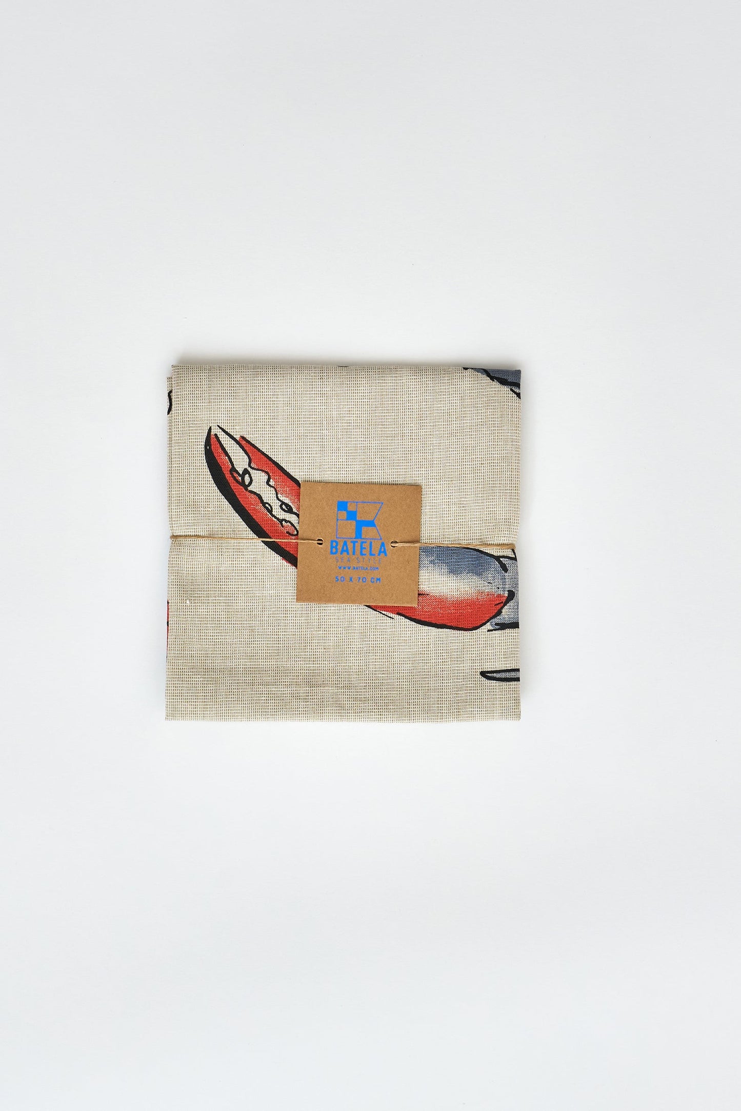 Paño de cocina con cangrejos