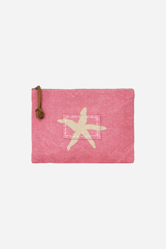 Trousse en tissu avec étoile de mer