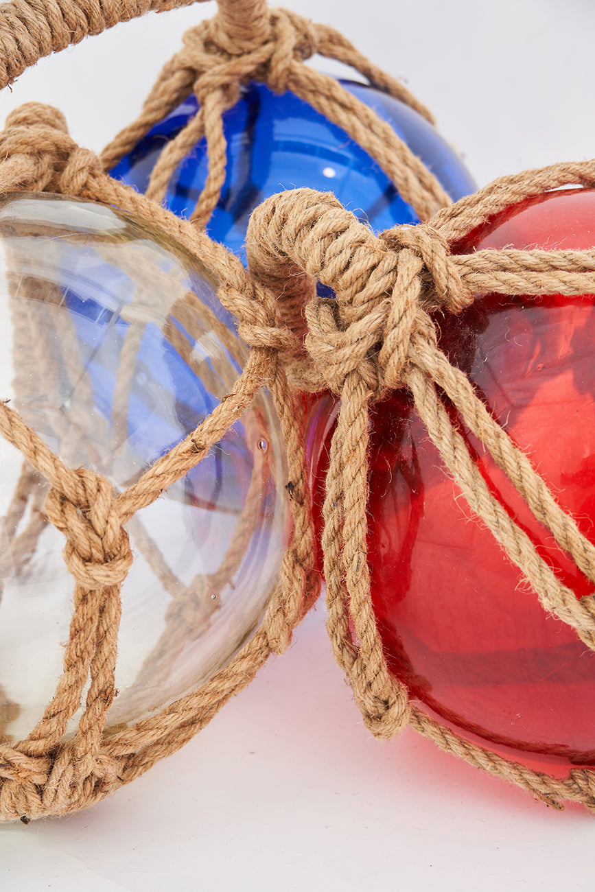 Red glass buoy