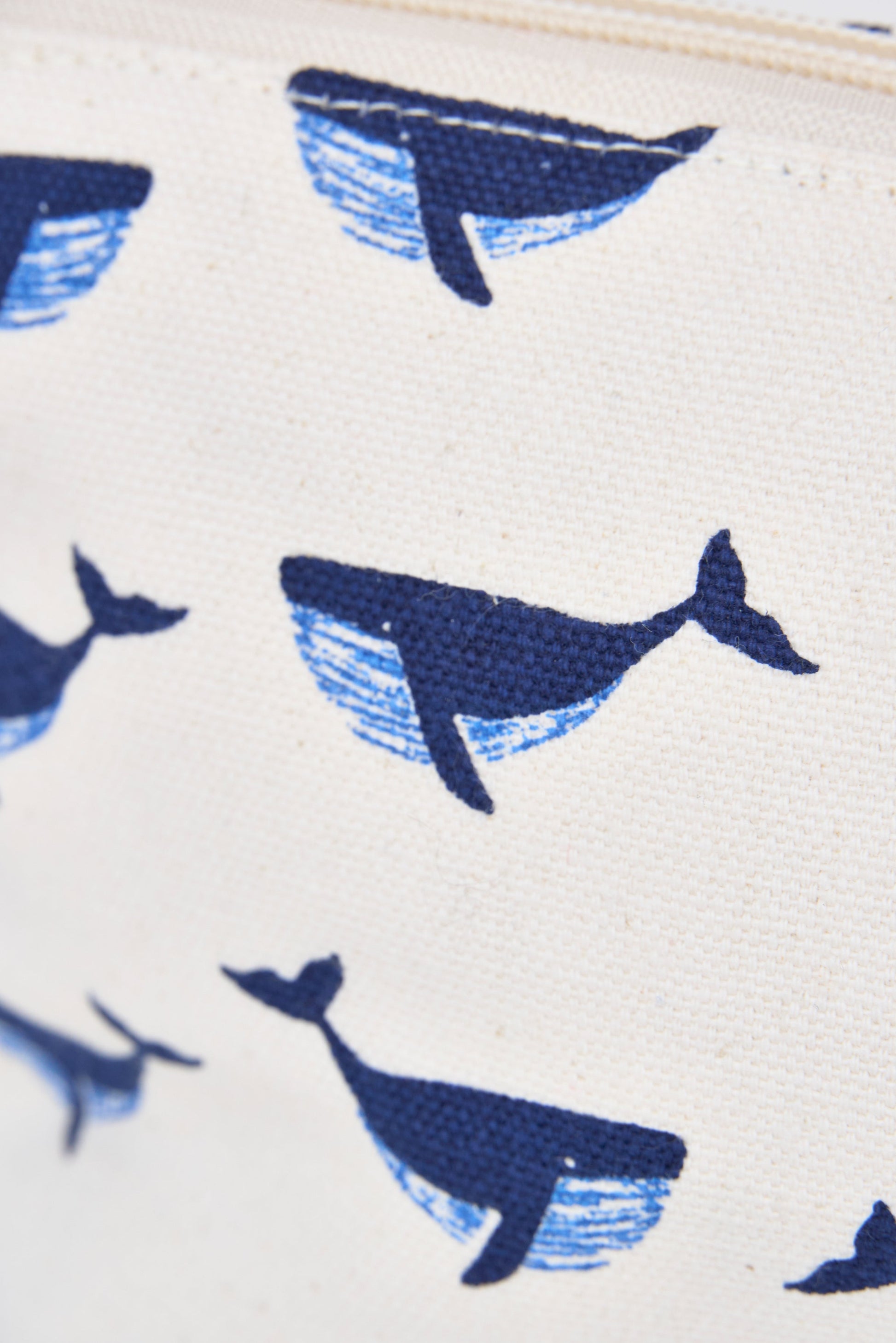 Trousse de toilette en coton avec baleines