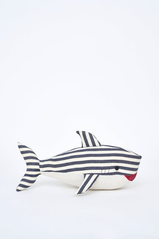 Peluche requin à rayures
