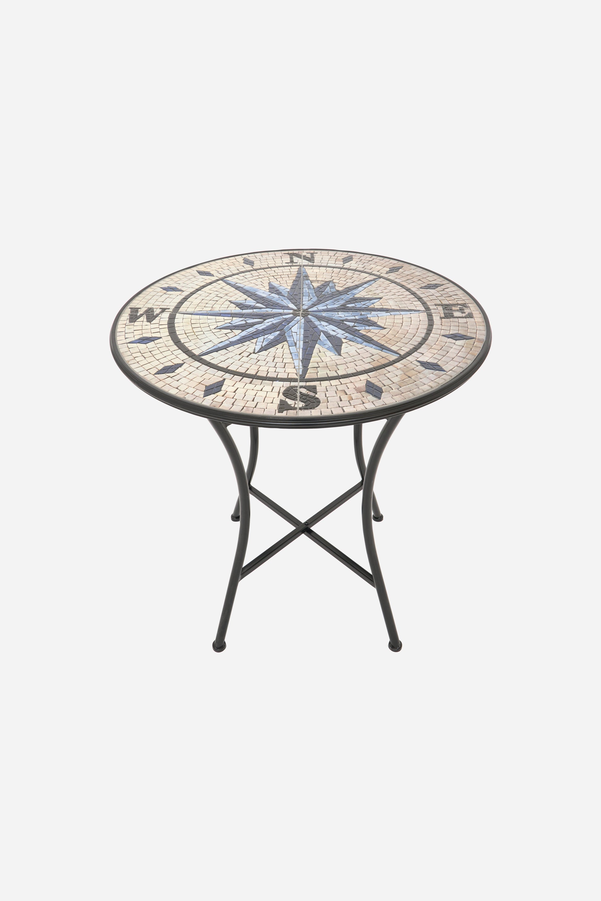 Mahai biribila haize-arrosarekin