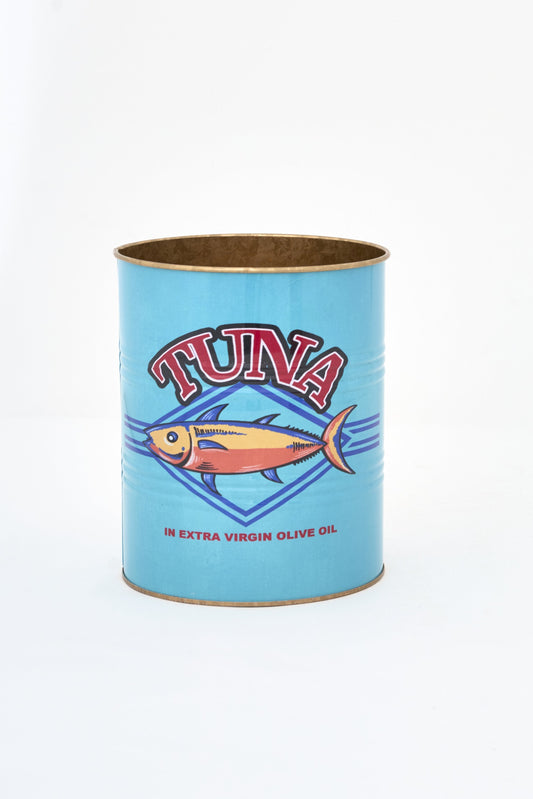 Set de 3 tiestos de metal, peces