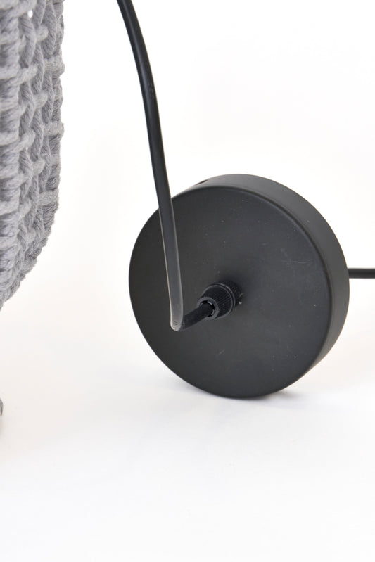 Lámpara de techo con forma de red de algodón