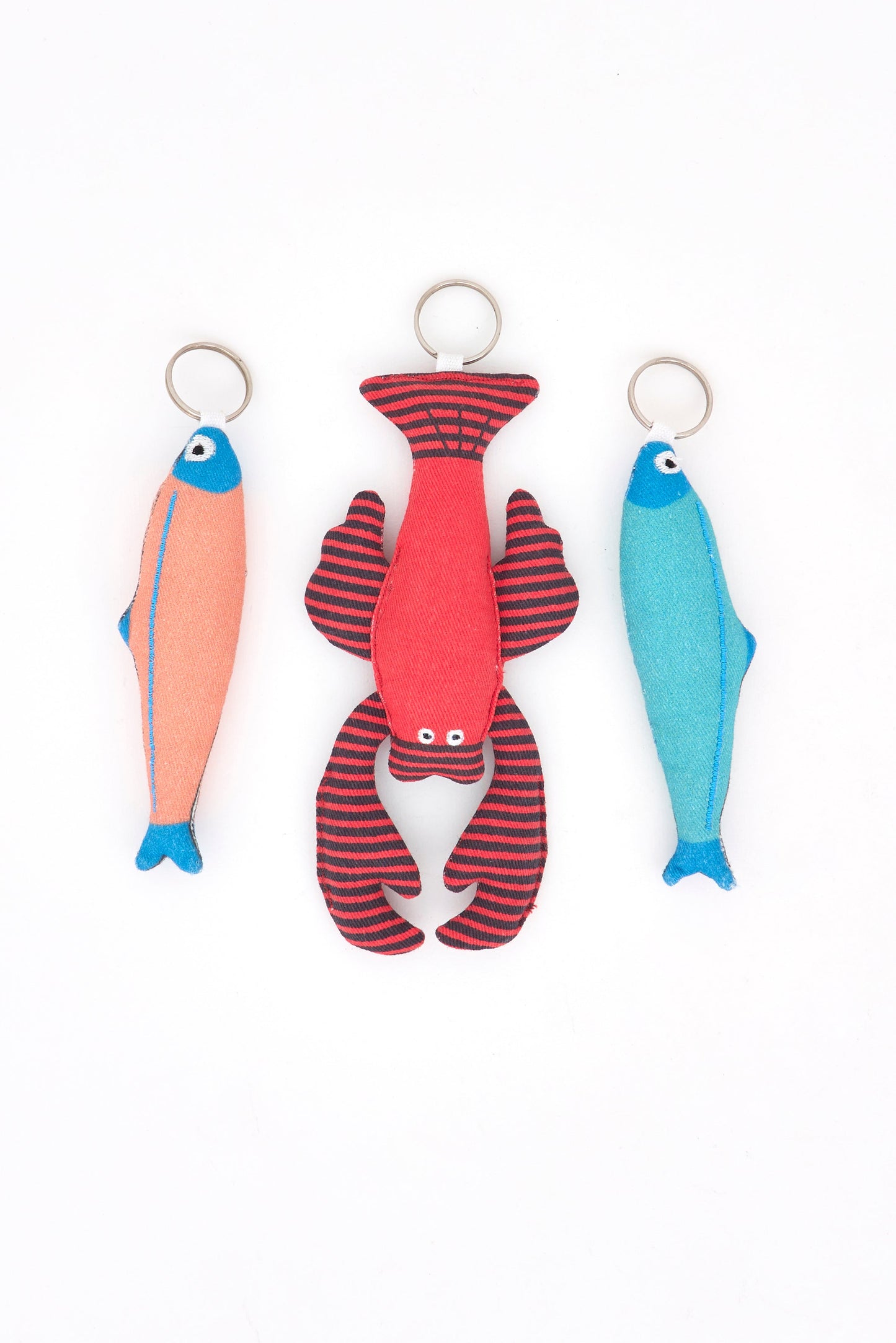 Lobster cotton keychain