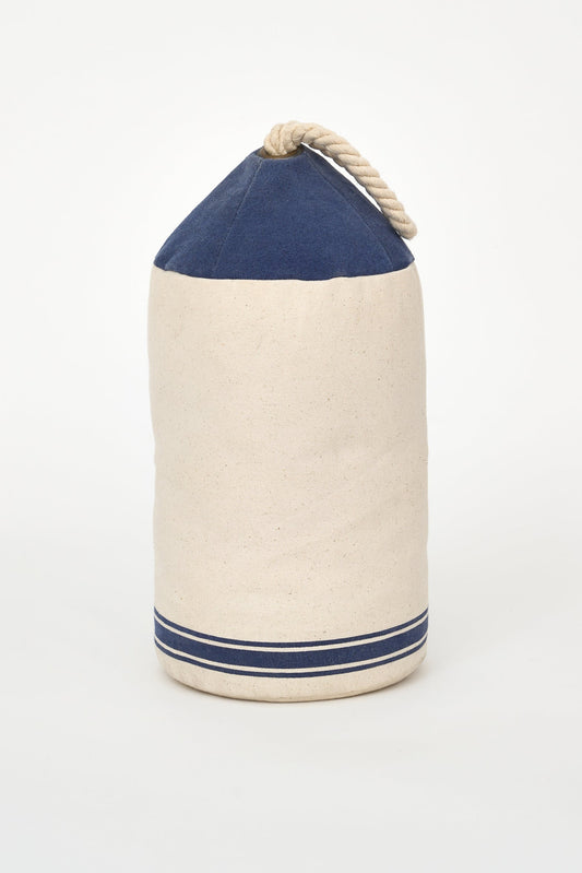 Cotton doorstop with whale