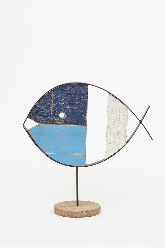 Pez de madera y metal Batela