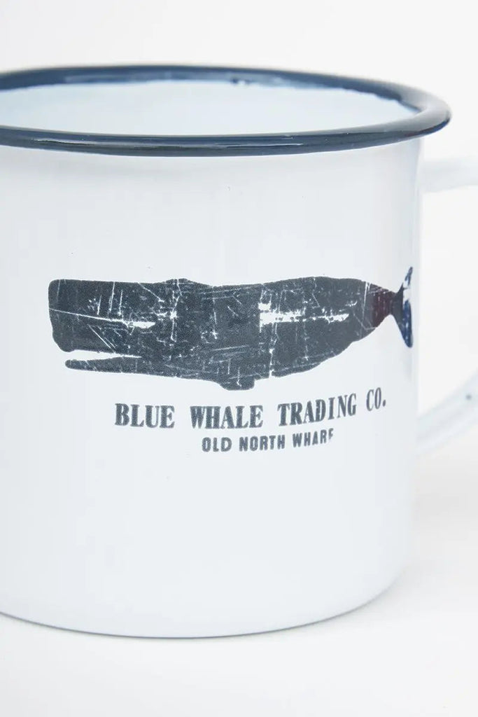 Taza de metal ballena grande Batela