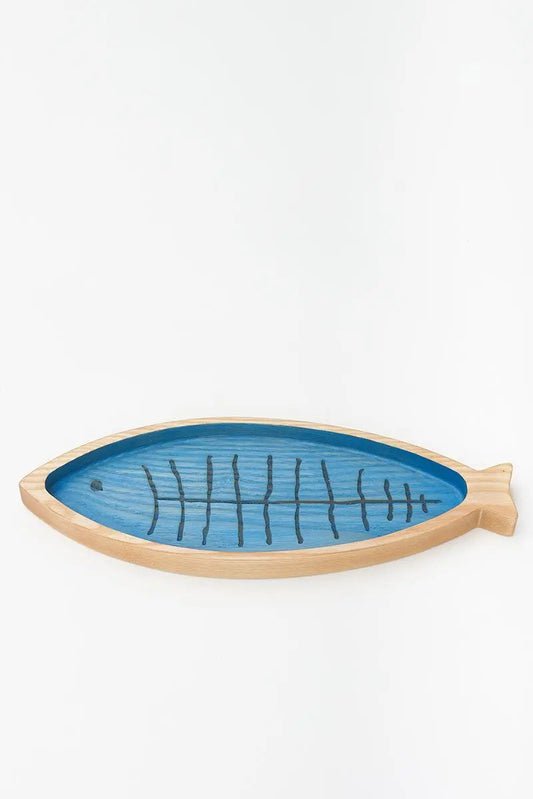 Bandeja de madera pez Batela