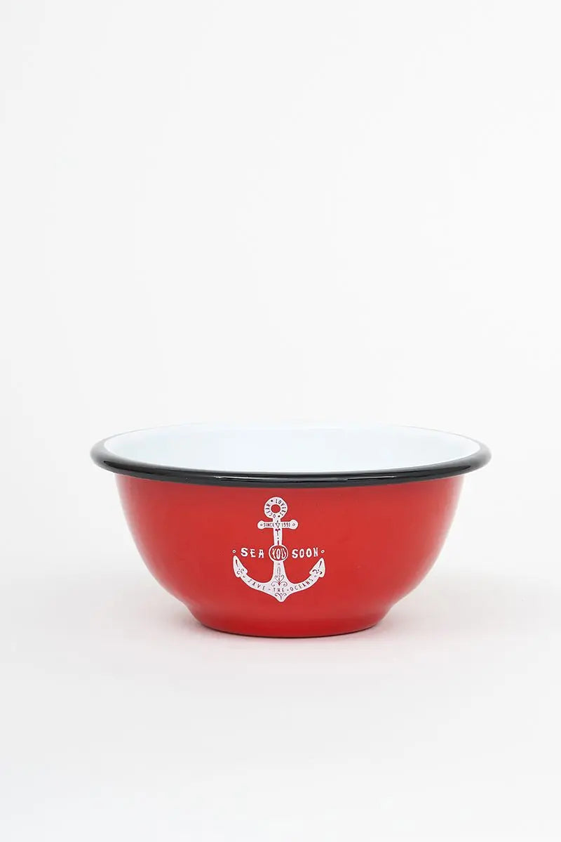 Anchor metal bowl