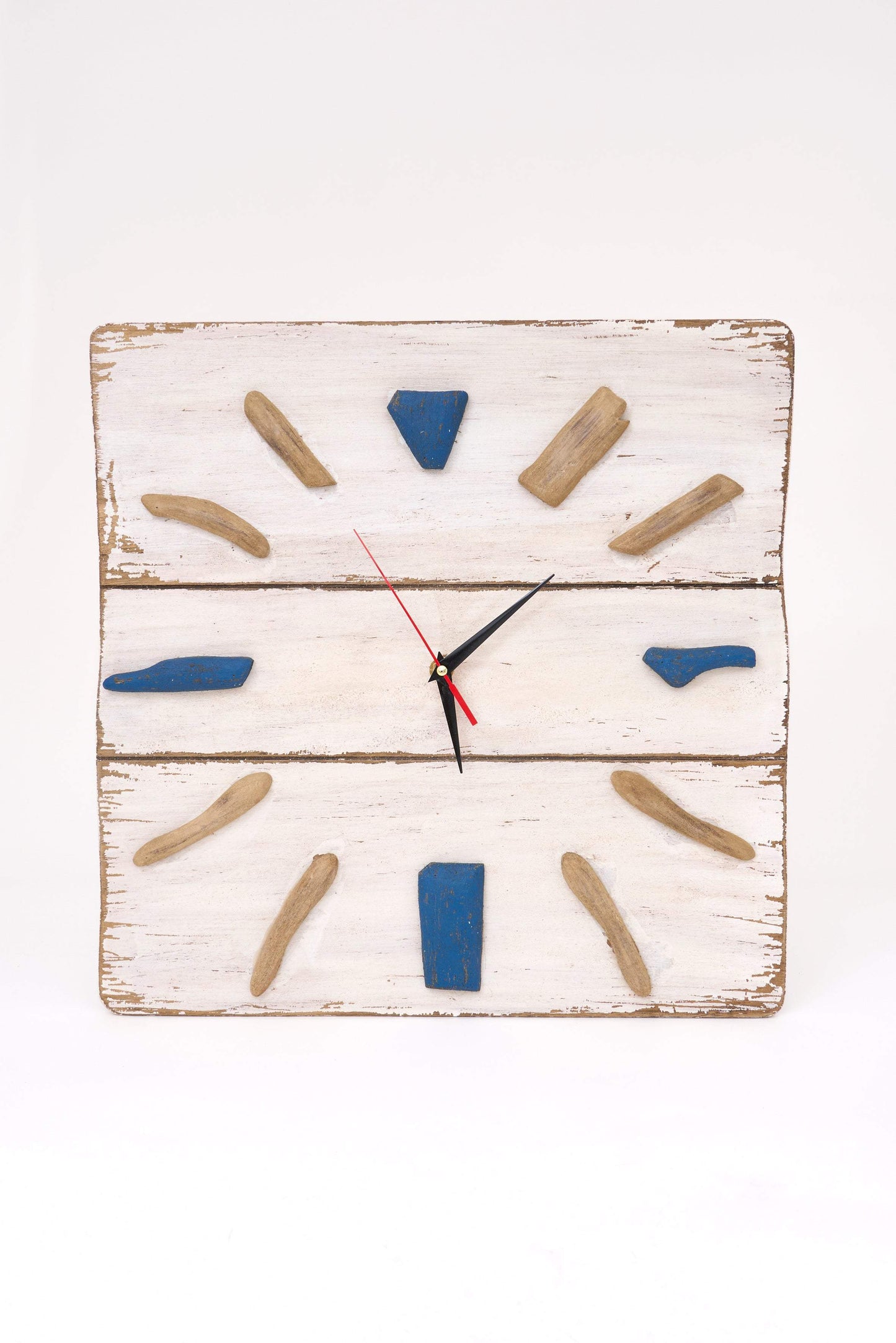 Reloj de pared de madera driftwood