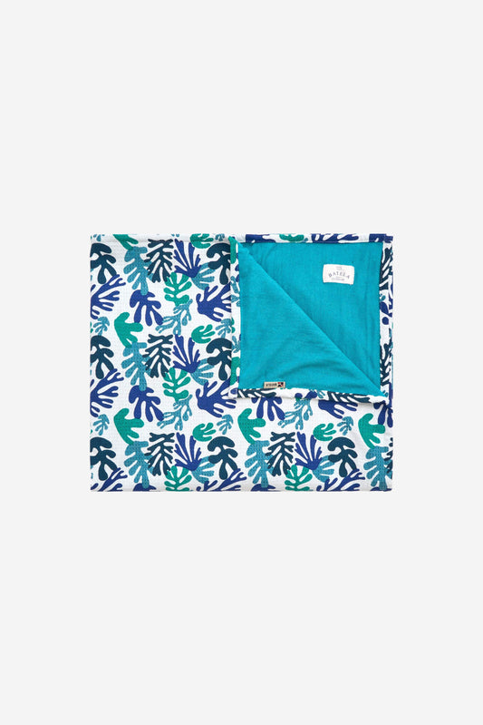Coral cotton towel
