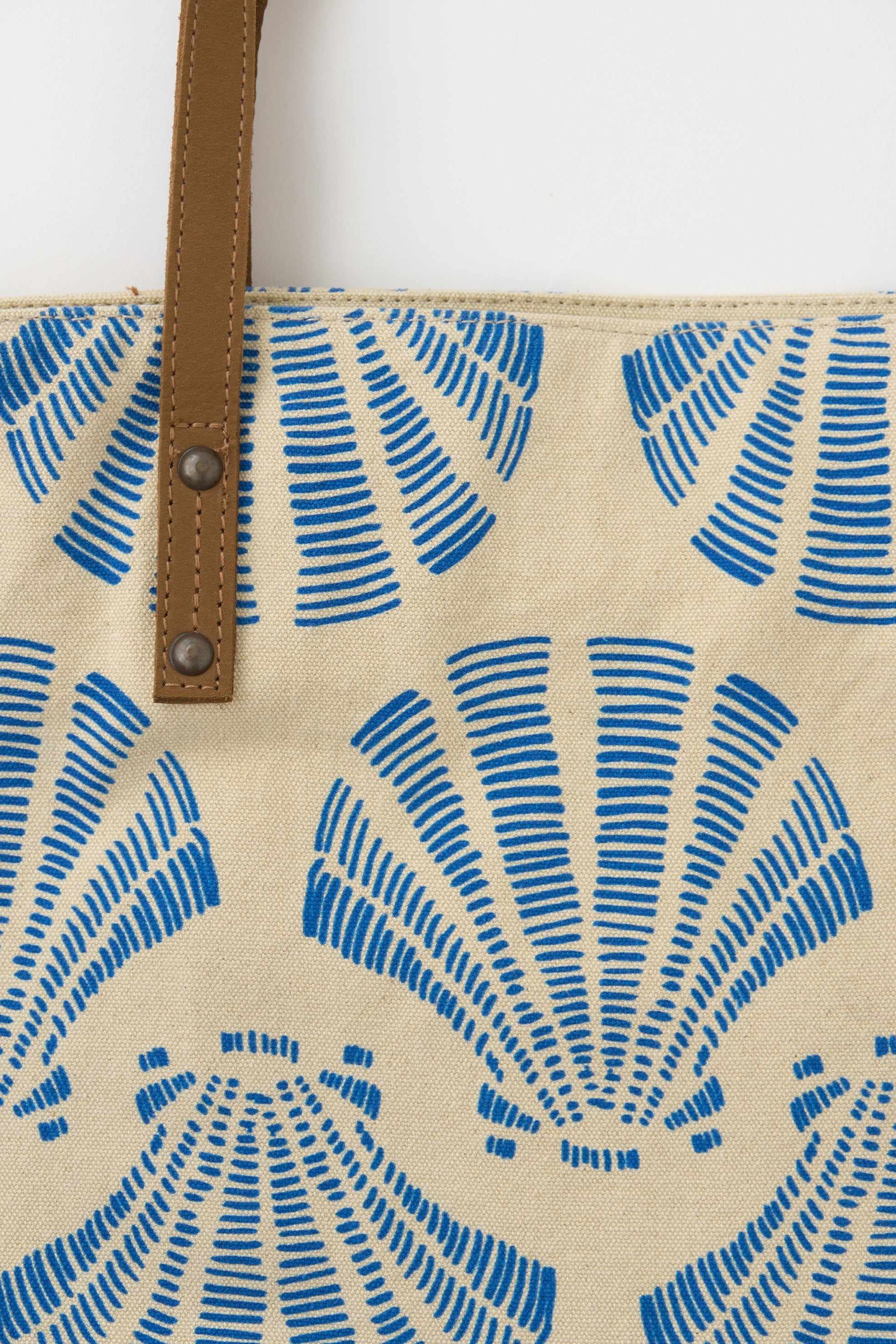 Tote poltsa handia maskorren estanpatuarekin