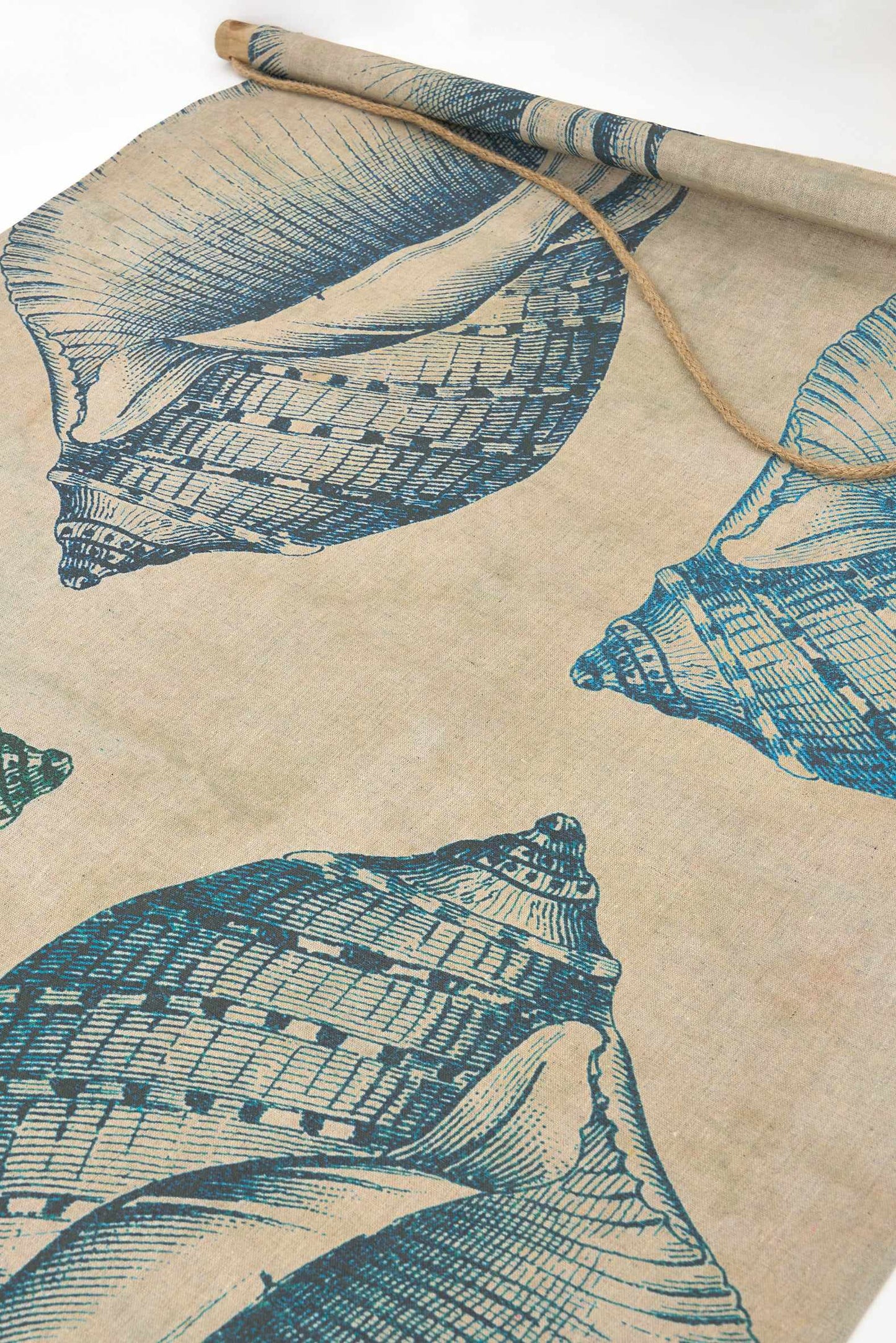 Tapiz decorativo de pared con conchas marinas