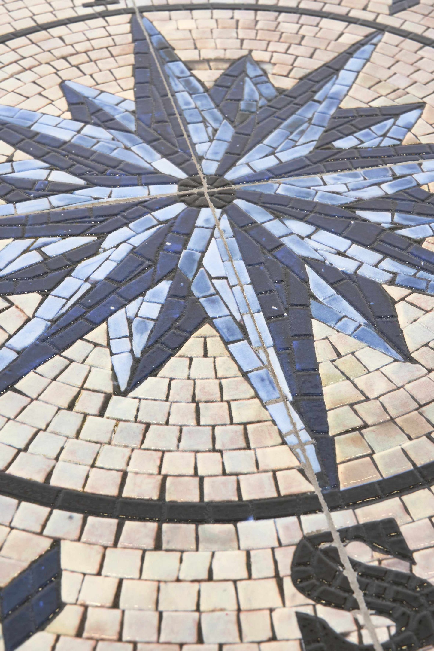 Mahai biribila haize-arrosarekin