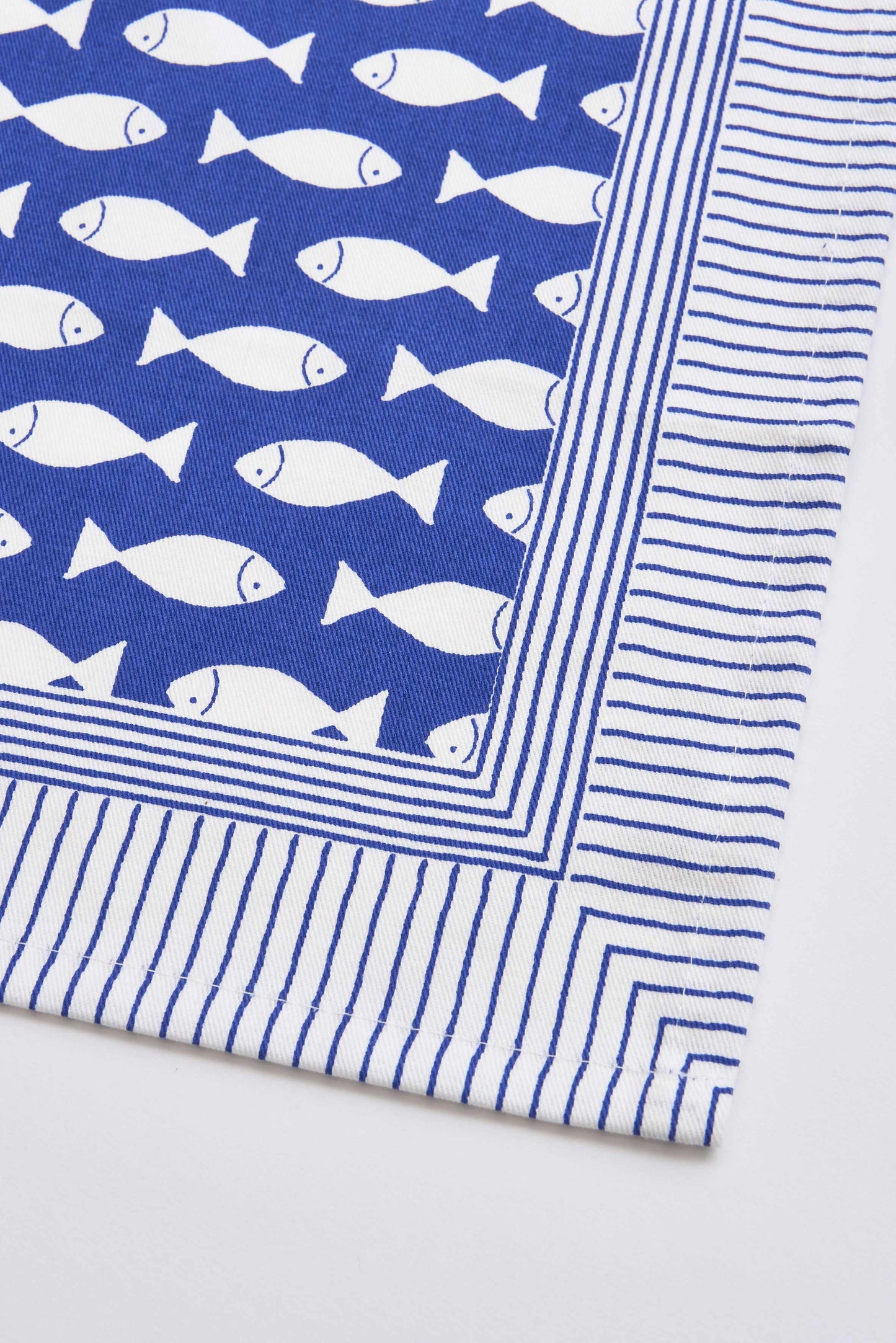 Servilletas de algodón con peces · set de 4