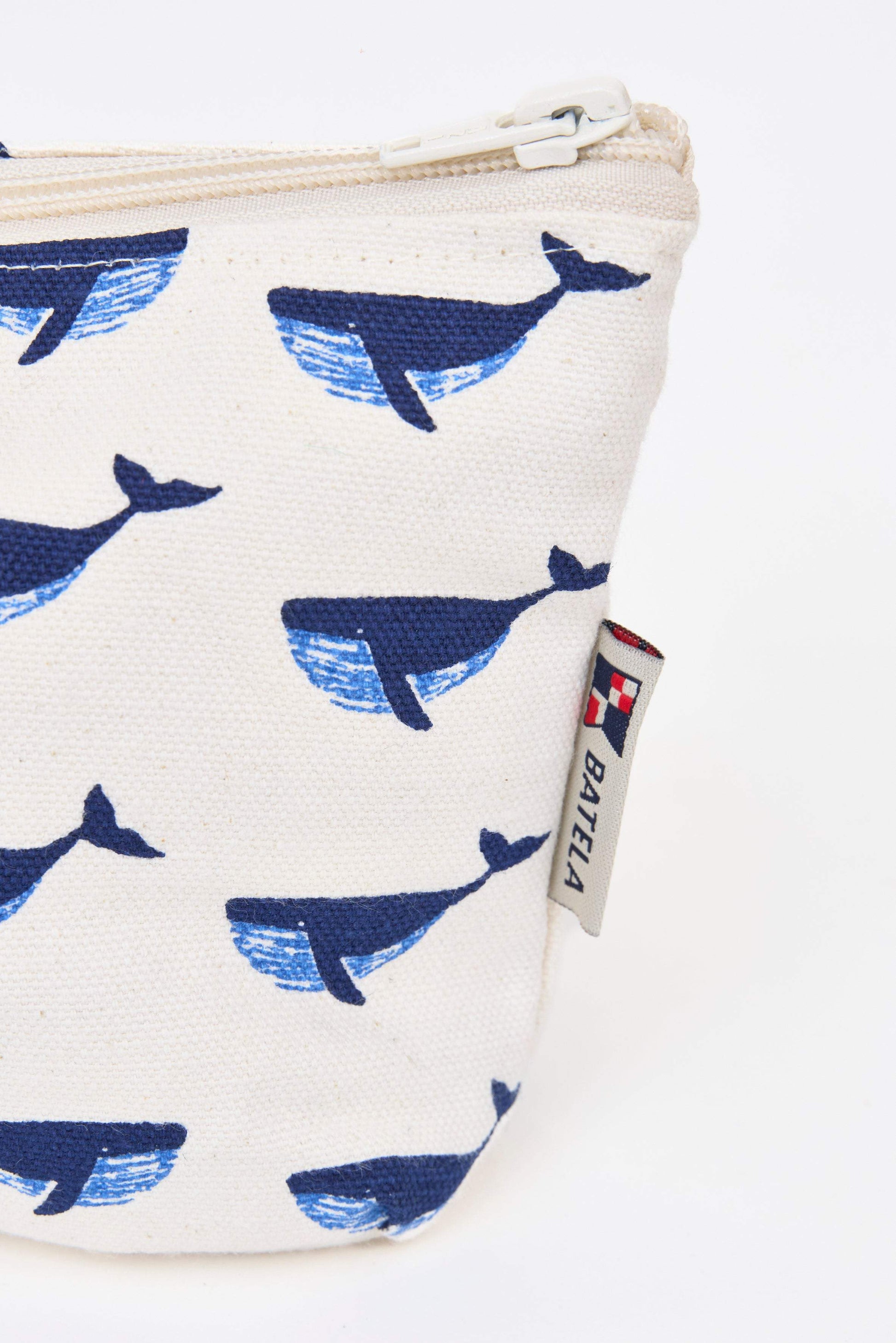 Trousse de toilette en coton avec baleines