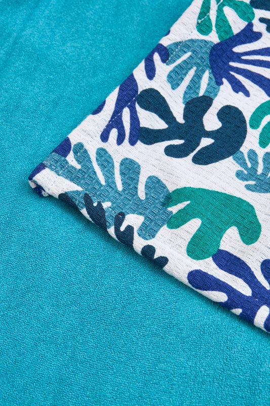Coral cotton towel