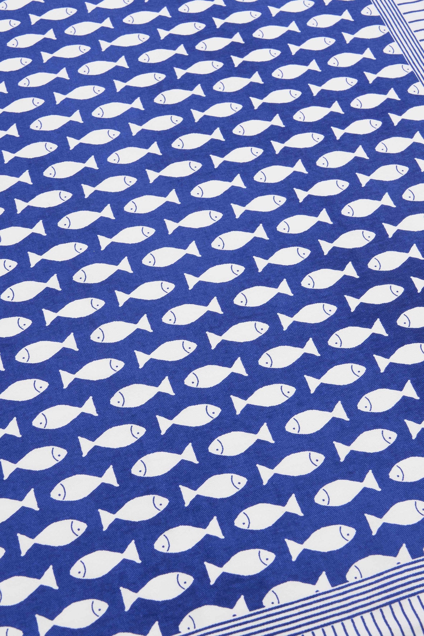 Paño de cocina de algodón con peces