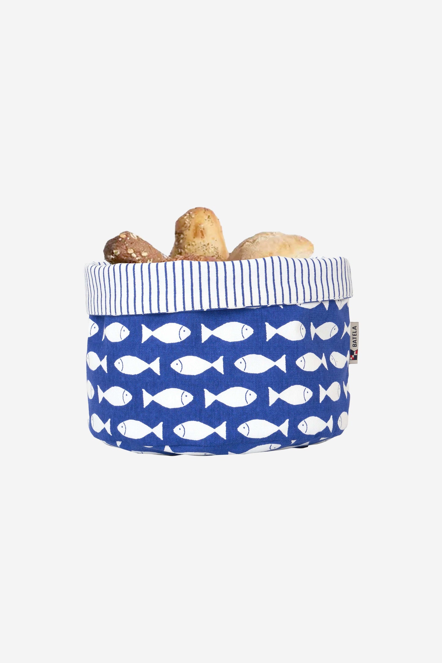 Panera de algodón con estampado de peces