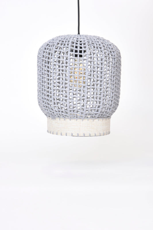 Lámpara de techo con forma de red de algodón