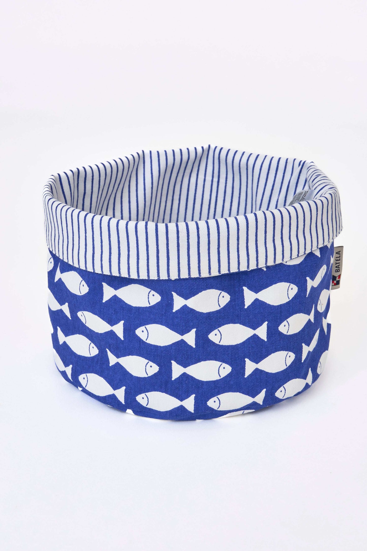 Panera de algodón con estampado de peces