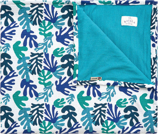 Coral cotton towel