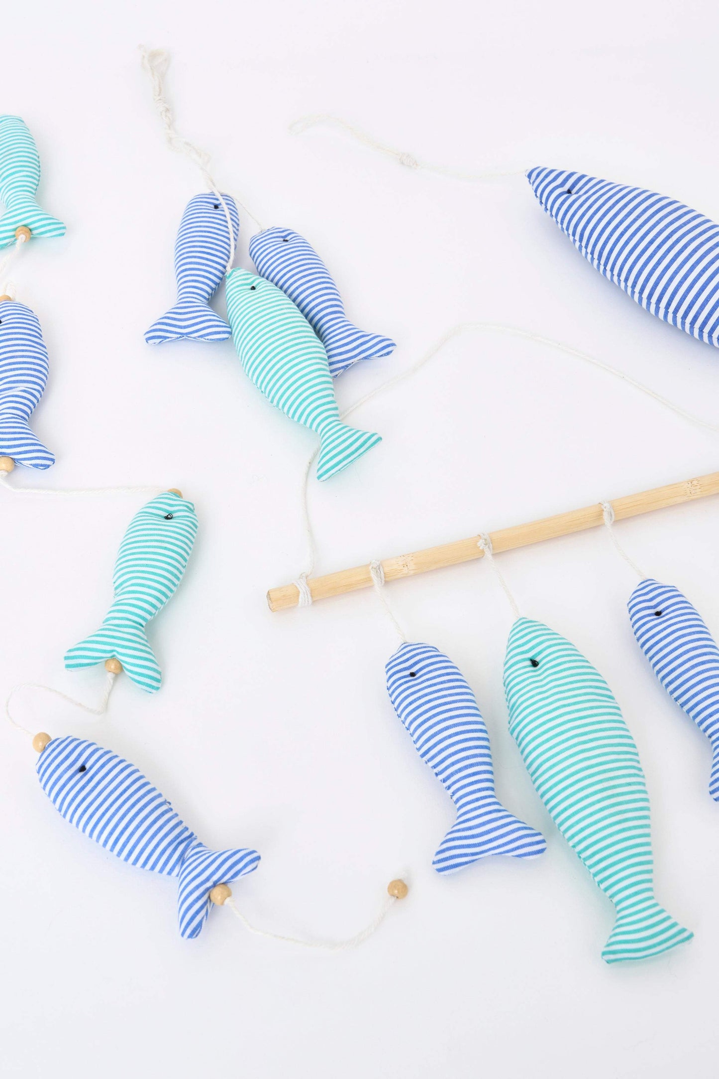 String of cotton fish