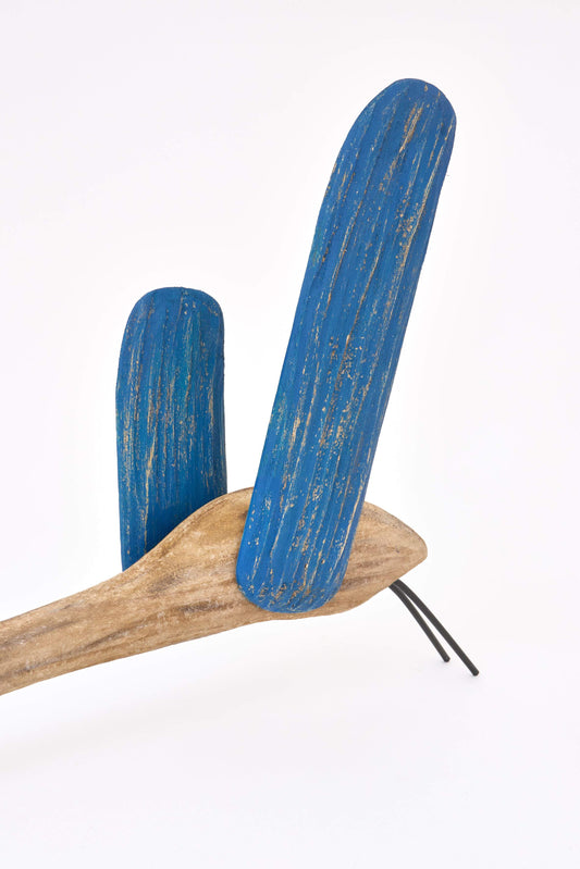 Wooden bird for wall