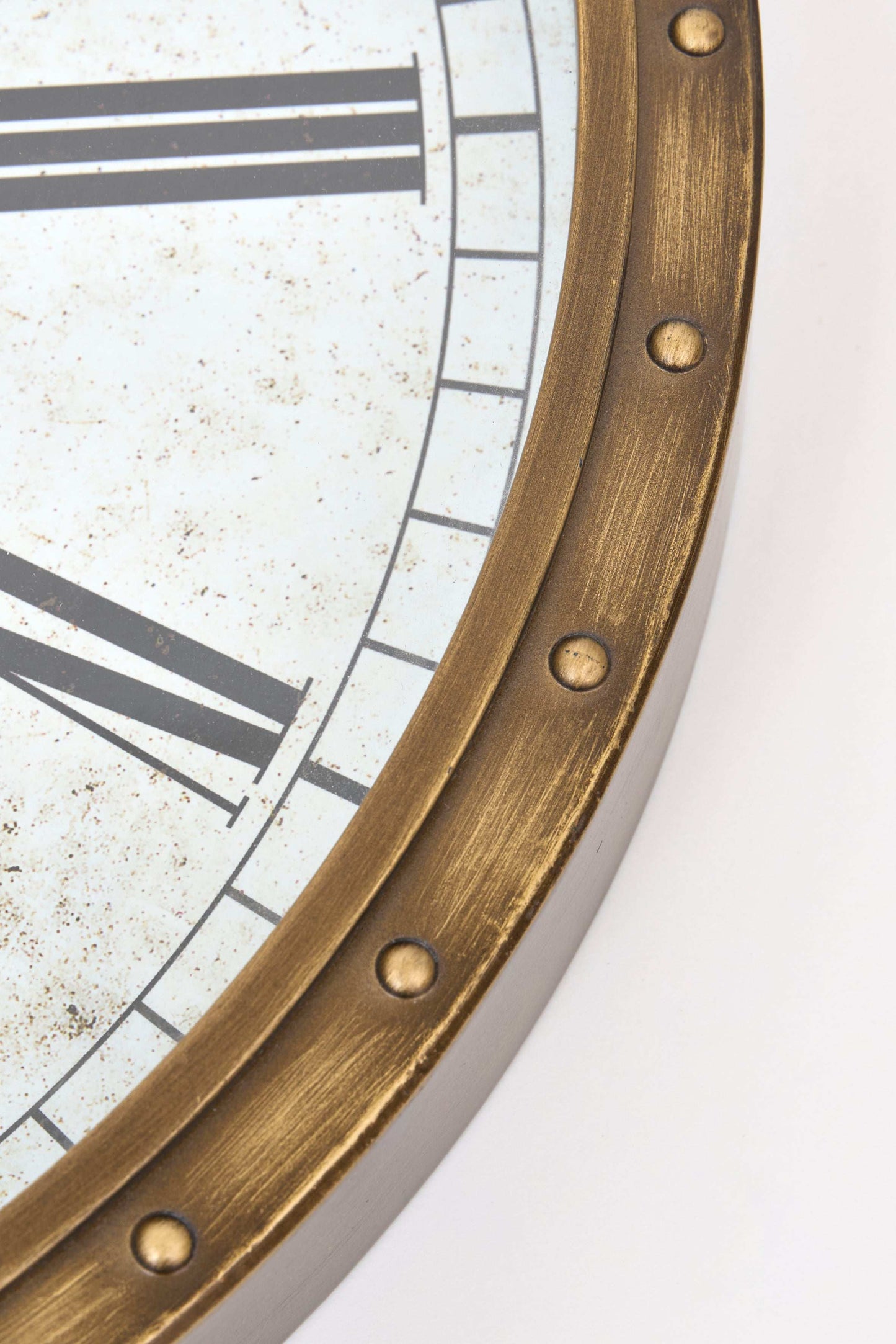 Reloj de pared náutico de aluminio