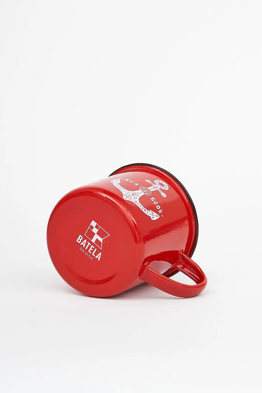 Taza grande de metal ancla Batela