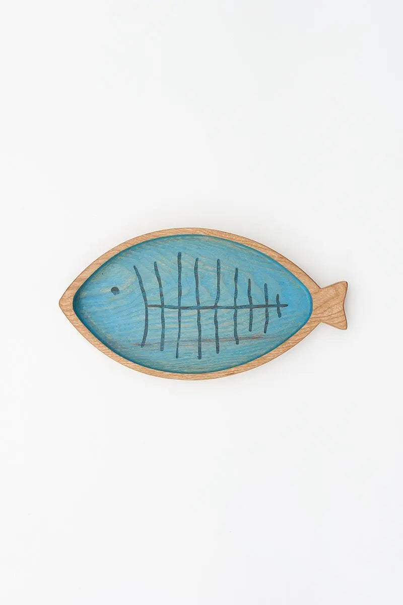 Bandeja de madera pez Batela