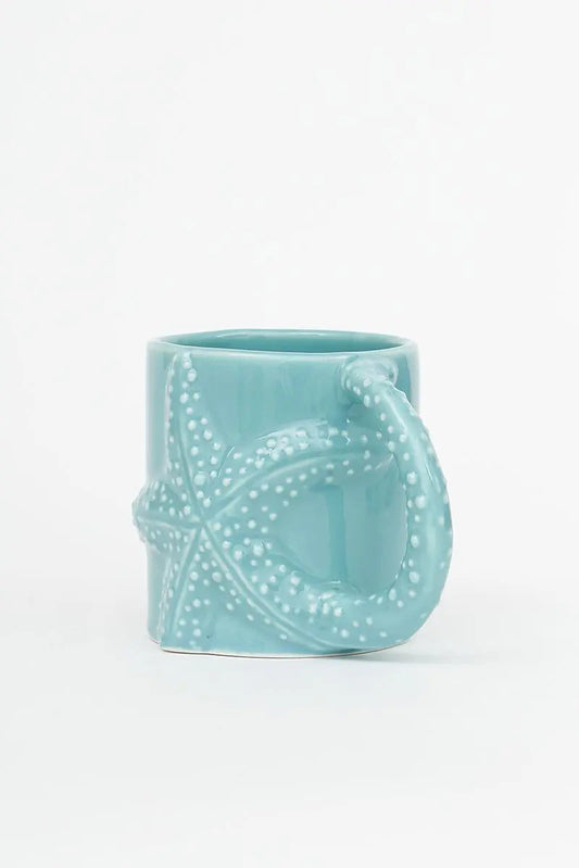 Taza con estrella de mar en relieve Batela