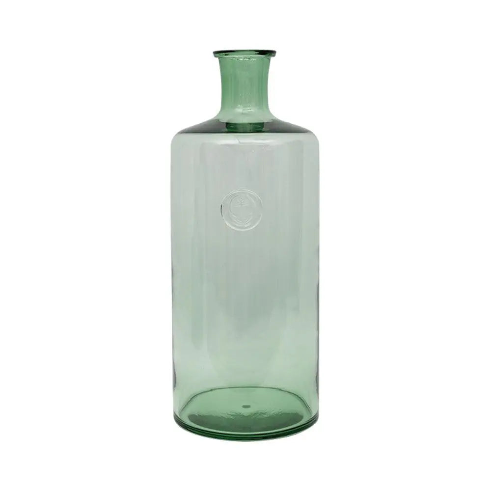Botella vintage cristal verdoso - D6671 Batela