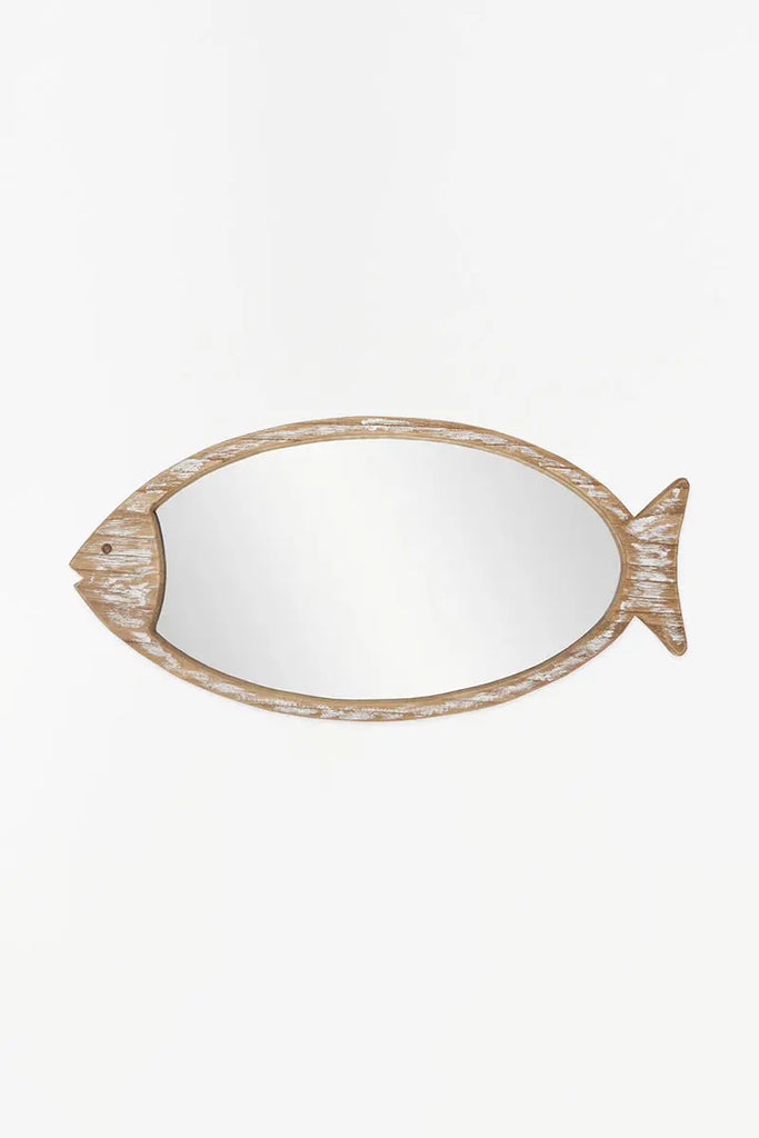 Espejo pez de madera - D2145 Batela