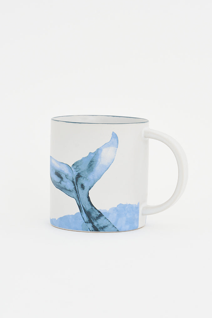 Mug o taza en cerámica con cola de ballena