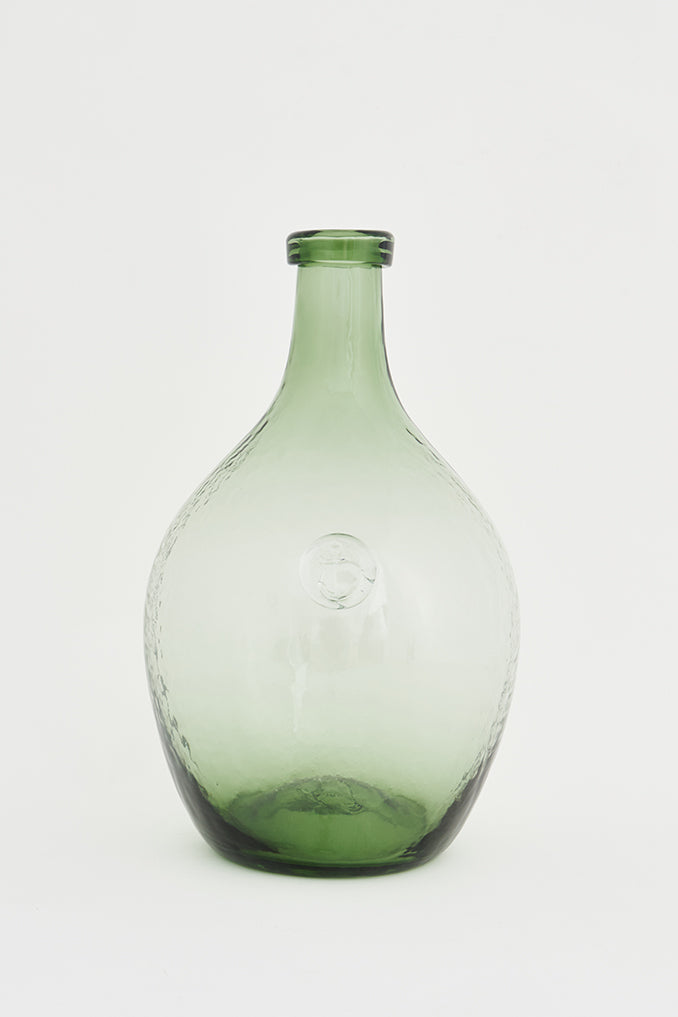 Botella de cristal o florero con sello ancla ø: 22 cm - h: 35,5 cm