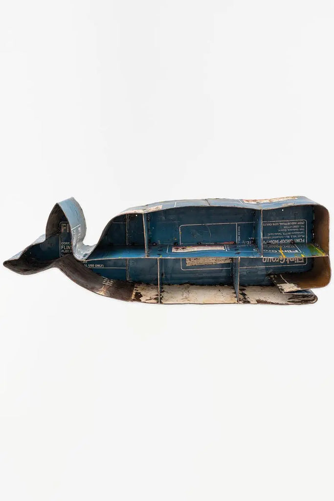 Estantería ballena en chapa de bidones reciclados - D7079 Batela
